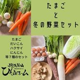 たまごと冬の野菜セット・おまけ入り【６種類・Mサイズ】